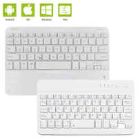 New Bluetooth Keyboard For ipad Tablet Multimedia Mini Keyboard Wireless Rechargeable Keyboard With Touchpad For Android ios Mac