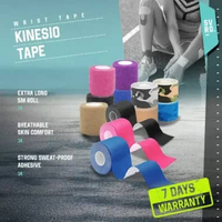 Svarga Kinesio Tape - Wrist Tape - Sport Tape - Kinesiology Tape Black