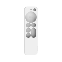 Silicone Dustproof Remote Control Cover Silicone Smart Remote Control Replacement for Apple TV 4K Shock-Resistant Case Bag