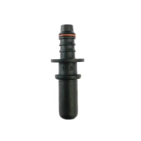 Large Hose Connector,11.8mm ID8 Fuel Line Fitting Connector,SAE12 Elbow Plastic Connector
