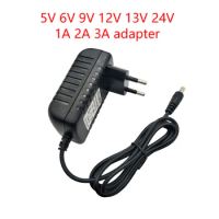 AC 110-240V DC12V Power Supply Adapter 5V 6V 9V 13V 24V 12V 1A 2A 3A Universal Power Supply Charger Adapter For LED Light Strips