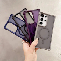 เคสโทรศัพท์แม่เหล็ก สไตล์มินิมอล เข้ากันได้กับ S24/S25/S23 Ultra/T2A03-05 ธุรกิจ