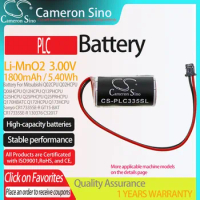 CS PLC Battery for Mitsubishi Q02CPU Q02HCPU Q06HCPU Q12HCPU Sanyo CR17335SE-R Fits Sanyo CR17335SE-R Mitsubishi 130376 C52017