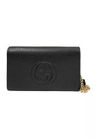 Gucci Gucci Soho Chain Wallet for Women in Black