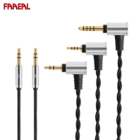 FAAEAL Replacement Cable 3.5/2.5/4.4mm Upgrade Wire For Hifiman SUNDARA Ananda HE4XX HE400SE Denon AH-D600 SONY MDR Z1R Headsets
