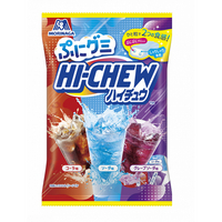 【江戶物語】森永 嗨啾 HI-CHEW 綜合汽水味軟糖 68g 可樂/葡萄/汽水 夾心糖  MORINAGA 日本進口