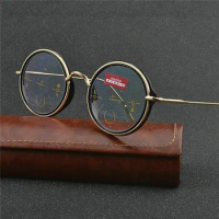 Progressive Multifocal Lens Reading Glasses Men Presbyopia Hyperopia Bifocal Glasses Sun Photochromic Eyeglasses