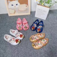 2023 Fashion Summer Mini Melissa Children Jelly Sandals Casual Girls Princess Kids PVC Soft Shoes Princess Girls' Sandals