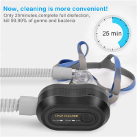 Mini Portable CPAP Cleaner &amp; Sanitizers Ozone Sterilizer Household APAP BiPAP Mask Tubing Cleaning Solution Ozone Ionizer