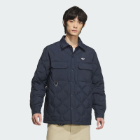 adidas 愛迪達 羽絨外套 男款 運動外套 三葉草 LIGHTWEIGHT DOW 深藍 JD3747