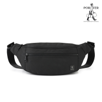PORTER INTERNATIONAL - 低調奢華MELODY腰包 - 黑