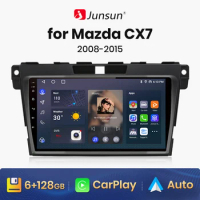 Junsun V1 AI Voice Wireless CarPlay Android Auto Radio For Mazda CX7 CX-7 CX 7 2008 - 2015 4G Car Multimedia GPS 2din autoradio