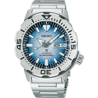 SEIKO 精工錶 Prospex 愛海洋 南極企鵝 200米潛水機械錶 4R36-11C0H(SRPG57K1)-42mm-藍面鋼帶【刷卡回饋 分期0利率】【APP下單4%點數回饋】