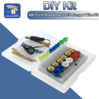 Smart Electronics Starter DIY Kit For Arduino Uno r3 Mini 400 Point Breadboard LED Jumper Wire Button With Case Box