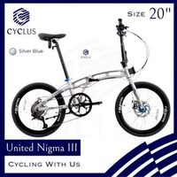 Sepeda Lipat Folding United Nigma III 3 Rem Cakram 20 Inch Anak Remaja Dewasa
