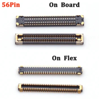 2pcs 56Pin LCD Display Screen FPC Connector For Samsung Galaxy Note 20 N985/S20 Ultra G988F/S20 Plus G986F S20U G980F W21/Fold 2