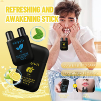 Skyvii Energy Bar Inhaler For Nose Vegan Liver Cleaning Nasal  Menthol for Liver Double-Hole Gift