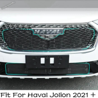 Car Front Grill Grille Insect Net Insert Screening Mesh Protection Trim For Haval Jolion 2021 - 2024 Accessories Exterior Parts