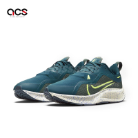 Nike 慢跑鞋 Air ZM Pegasus 37 Shield 男鞋 藍綠 黃 防潑水 小飛馬 運動鞋 CQ7935-300