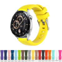 For Huawei Watch GT 3 46mm Strap 22MM Silicone Sport Wristband Band For Huawei Watch 3 4 Pro/GT 2 Pro/GT Runner/2E Men Bracelet