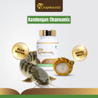 CHANNAMIX Isi 50 Kapsul Ekstrak Ikan Kutuk Plus Royal Jelly Mempercepat Penyembuhan Luka Pasca Opera