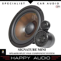 Speaker Set Split 3-Way Component System CELLO Signature MINI Midbass + Midrange + Tweeter Original 