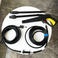 Spray Gun High Pressure Washer Gun Lance Nozzle Jet Water Wand Nozzle Washer Hose Combination Suit For Lavor Pressure Washer