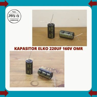 KAPASITOR ELKO 220UF 160V | ELKO 220 UF 160 V OMR