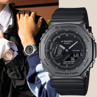 CASIO 卡西歐 G-SHOCK 八角雙顯手錶 送禮推薦GM-2100BB-1A
