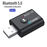 2 IN1 USB USB Wireless Bluetooth Headset Adapter pemancar Bluetooth