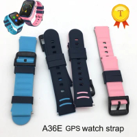 2021 original watch strap for A36E 4G Kids gps Smart Watch hour clock saat silicone belt pink blue color replacement straps
