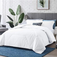 [BC Set] BedCover/ Blanket/ Quilt Putih Polos Microtex 90gsm LINEN.ID