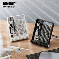JAKEMY JM-8189 Precision Screwdriver Set Magnetic CR-V Bits Screw Driver Kits for Mobile Phone Camera Glasses Repair Hand Tools