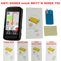 Anti Gores Compatible BRYTON RIDER 750 Screen Protector Pelindung