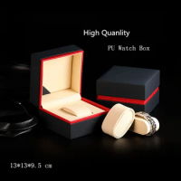 New 2022 Leather Watch Box Organizer Blue Watch Holder Fashion Watch Case Storage Box Watch Gift Boxes