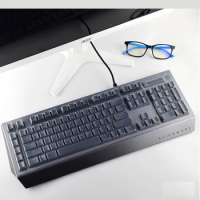 Clear Transparent Silicone Keyboard Cover protectors For Alienware Gaming Mechanical Keyboard AW768 AW568 AW310K AW410K AW510K