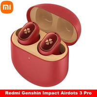 Official Genshin Impact Xiaomi Klee Original Redmi Airdots 3 Pro / Redmi Buds4 H.P Bluetooth Earphones Earbuds Gaming Headset