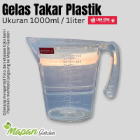 Gelas Jug Ukur 1 Liter L 1000 ml Teko Plastik Takaran Takar Measuring