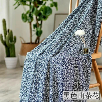 45X145cm Summer Daisy Rayon Fabric Soft Viscose Floral Print Women's Dress Clothing Skirt Calico Pajamas DIY Sewing Material