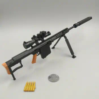 4D assembled 1:6 Model Barrett M82A1 Sniper Rifle Gun F 12" Figure