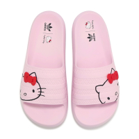 adidas x Hello Kitty 拖鞋 Adilette Ayoon W 女鞋 粉 三麗鷗聯名款 愛迪達 IH2680