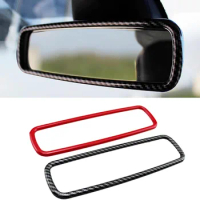 Car Rearview Mirror Decorative Cover Frame For Mercedes Smart 453 Fortwo Forfour Styling Accessories Modified Interior Stickers