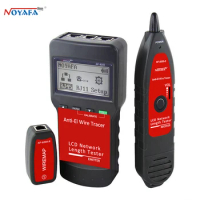 NOYAFA NF-8200 LCD Display Network LAN Cable Tester Cable Continuity Tester inspection Wire Tracker Length tester