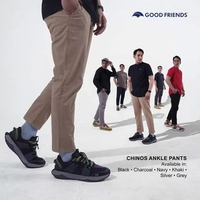 GOOD FRIENDS CHINOS ANKLE PANTS CHINOS ANKLE PANTS CHARCOAL 30