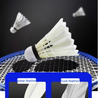 Stable and durable badminton shuttlecocks, 12-piece duck feather shuttlecocks wholesale