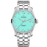 【TITONI 梅花錶】空中霸王系列 機械腕錶 / 40mm 母親節 禮物(83908S-691)