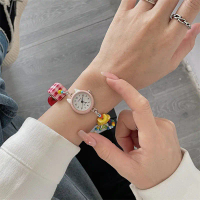 Cute Cat Niche Design Dopamine Children's Student Bracelet Watch Girl Ins Style High Appearance Smal