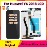 5.7'' For Huawei Y6 2018 LCD Display Touch Screen Digitizer For Huawei Y6 Prime 2018 LCD ATU L11 L21 L22 LX1 LX3 L31 L42 Screen