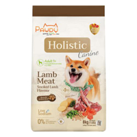 Pawdy อาหารสุนัขเกรดพรีเมียม Holistic สำหรับสุนัขโต อายุ 1-6 ปี สูตรเนื้อแกะรมควัน ขนาด 8 กก.