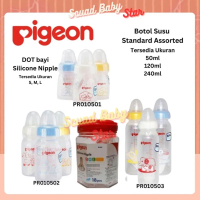 Pigeon Botol Susu Bayi PP RP Assorted Standard / Dot Nipple / botol susu standard /50ml/120ml/240ml
